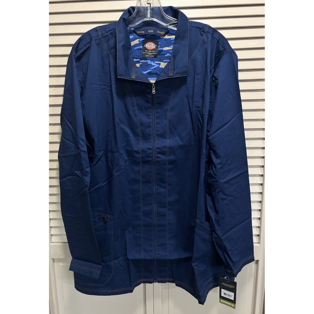 Dickies Essence Zip Up Scrub Jacket NWT Womens Size 3XL Soft Cool Stretch